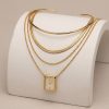 Gold Necklace Stack