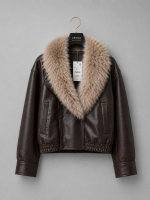 Faux Fur Brown Jacket