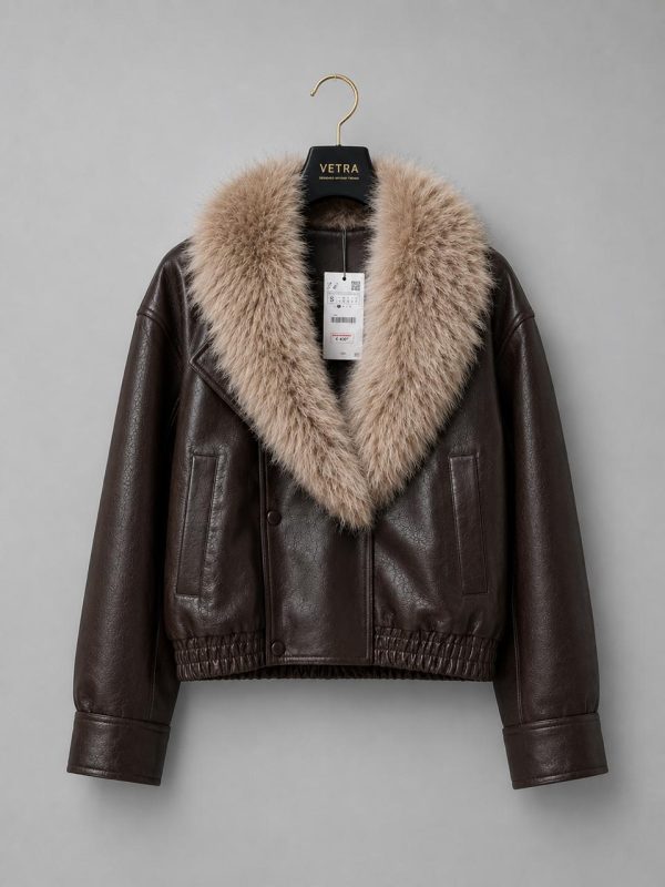 Faux Fur Brown Jacket